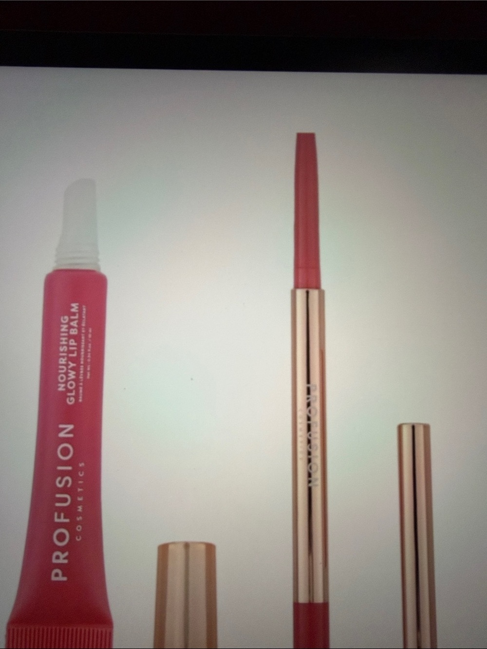 Profusion Cosmetics Lip Treat Duo - Strawberries & Cream Frappé (Pink)